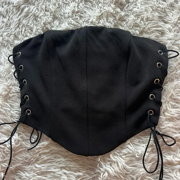 Princess Polly Black Strapless Corset - Picture 2 of 6